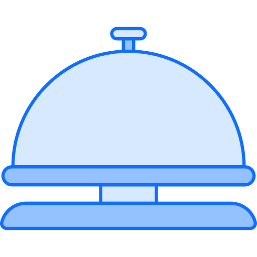 campana de recepcion Generic Blue icono