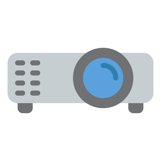 projector apparaat Generic Flat icoon