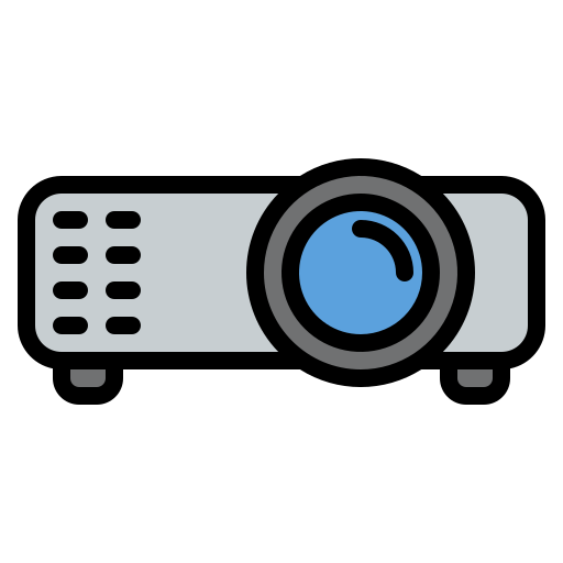 Projector device Generic Outline Color icon