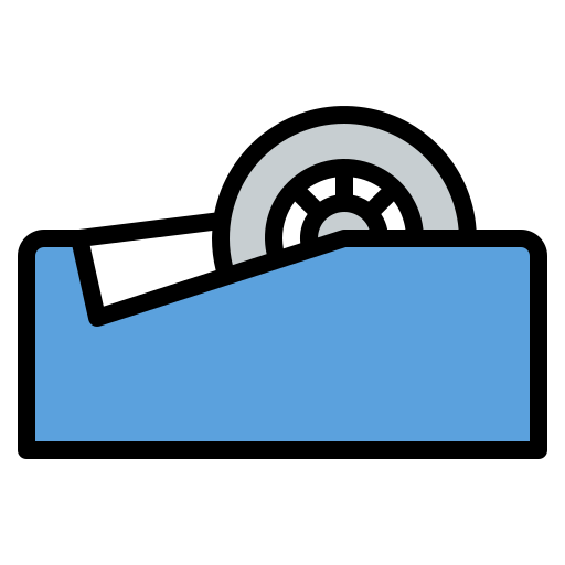 Tape dispenser Generic Outline Color icon