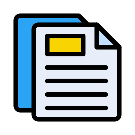 Dem file Vector Stall Lineal Color icon