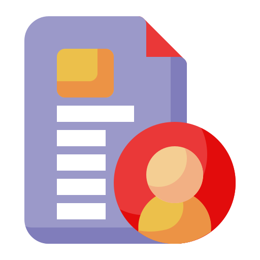 Resume and cv Generic Flat icon