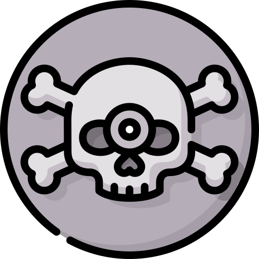 piratería Special Lineal color icono