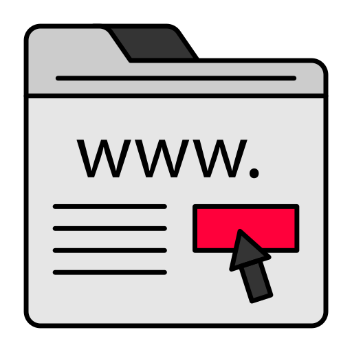 web-domain Generic Outline Color icon