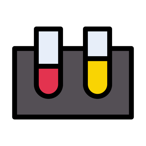 reagenzglas Vector Stall Lineal Color icon
