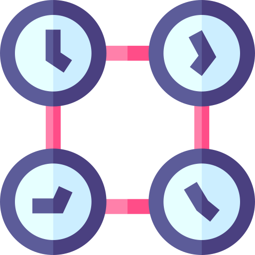 시계 Basic Straight Flat icon