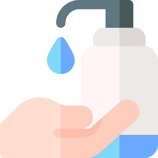 hand wassen Basic Rounded Flat icoon