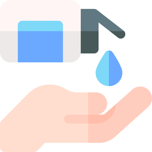 hand gel Basic Rounded Flat icoon