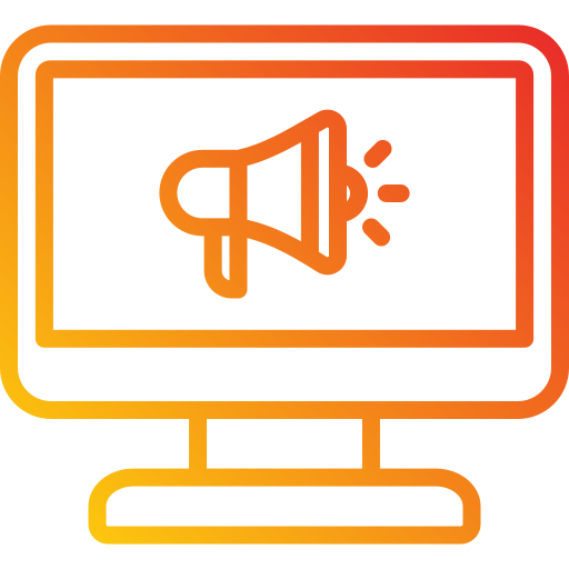 オンラインマーケティング Generic Gradient icon