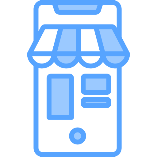Мобильный магазин Generic Blue иконка