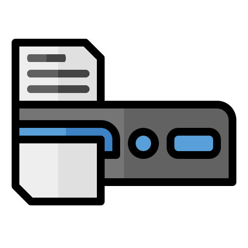 Printer Generic Outline Color icon