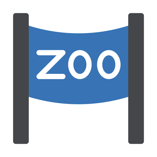 ogród zoologiczny Generic Blue ikona
