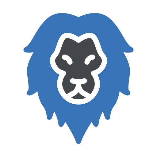 lion Generic Blue Icône