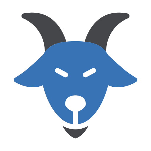 ヤギ Generic Blue icon