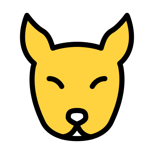 犬 Generic Outline Color icon