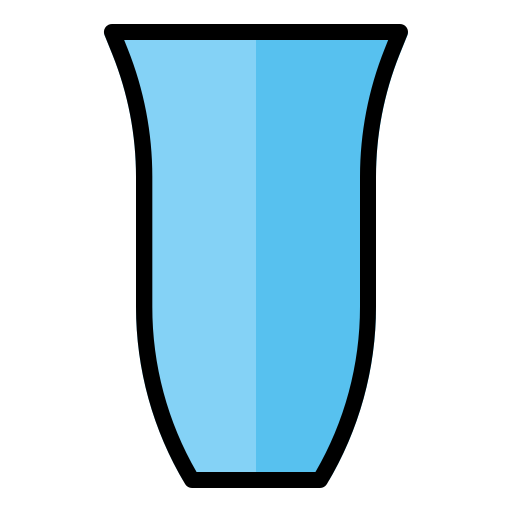 vidrio Generic Outline Color icono