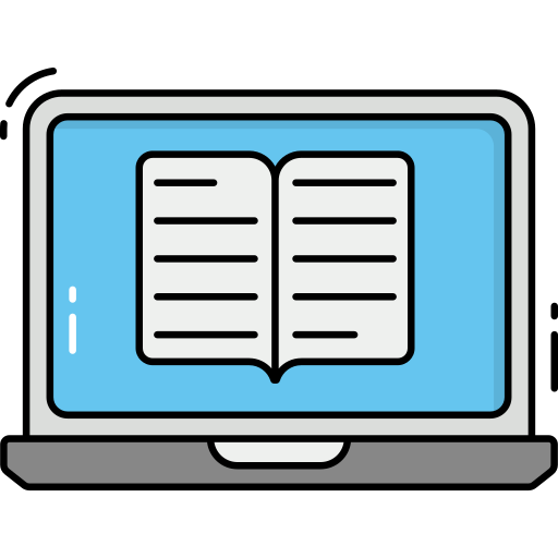 e-book Generic Thin Outline Color icon