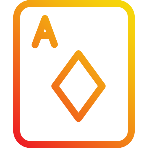 Ace of diamonds Generic Gradient icon