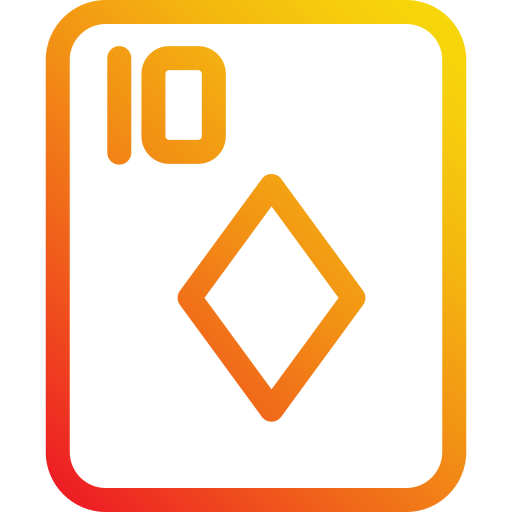 ダイヤモンドの10 Generic Gradient icon