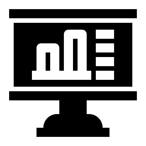 gegevensanalyse Generic Glyph icoon