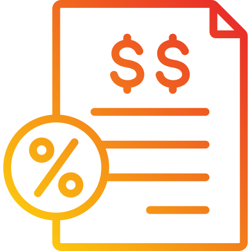 Tax Generic Gradient icon