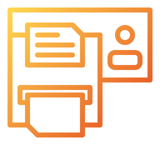 Printer Generic Gradient icon