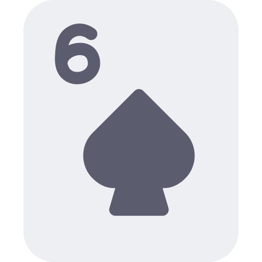 スペードの 6 Generic Flat icon