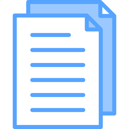 documents Generic Blue Icône