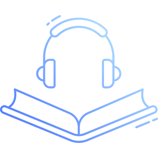 Audio book Generic Gradient icon