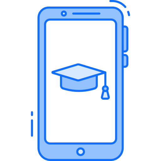 onderwijs-app Generic Blue icoon