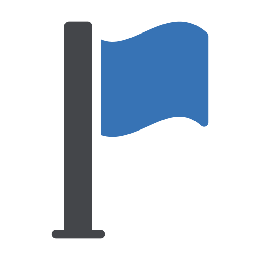 bandiera Generic Blue icona