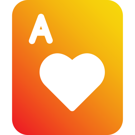 Ace of hearts Generic Flat Gradient icon