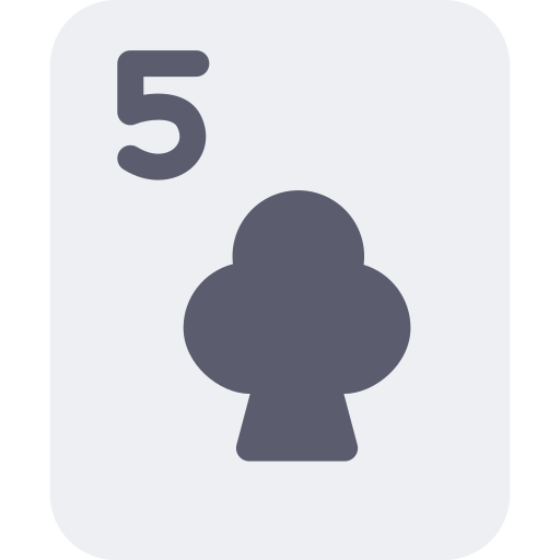 Five of clubs Generic Flat icon