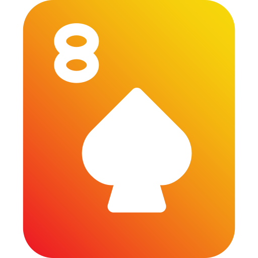 Eight of spades Generic Flat Gradient icon