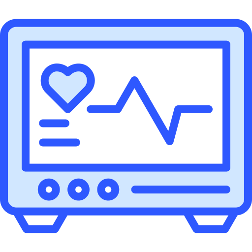 Cardiogram Generic Blue icon