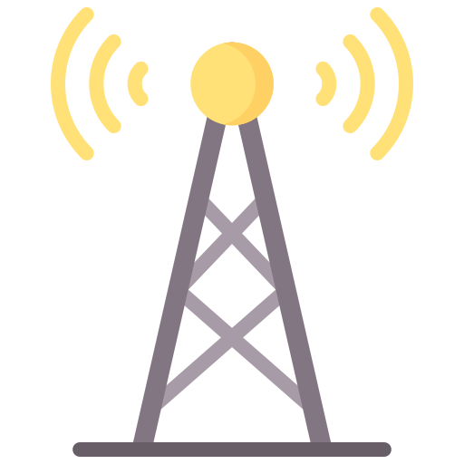 Radio tower Generic Flat icon