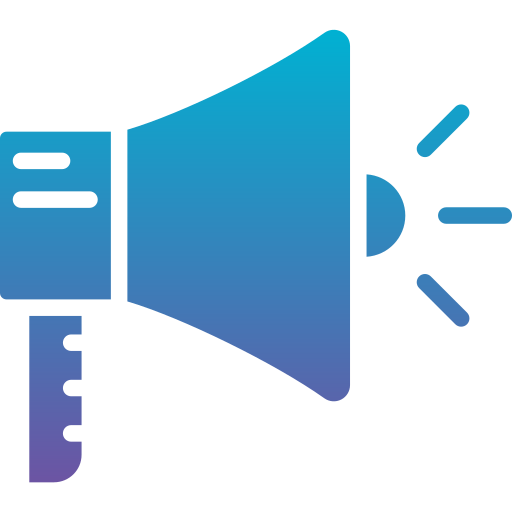 Megaphone Generic Flat Gradient icon