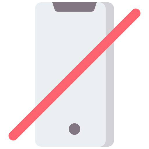 geen smartphones Generic Flat icoon