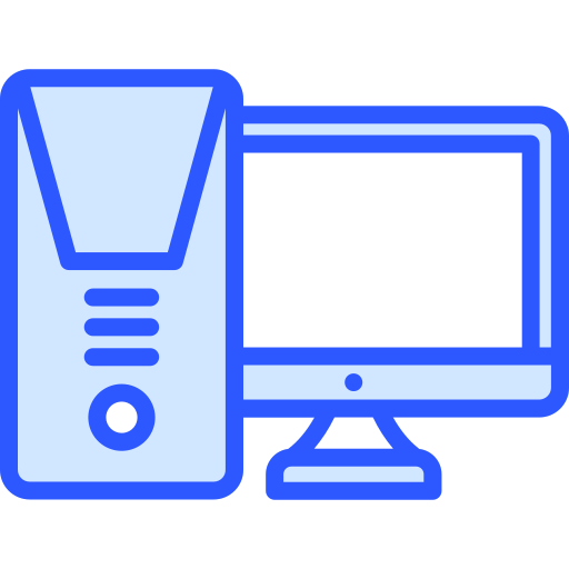 persönlicher computer Generic Blue icon