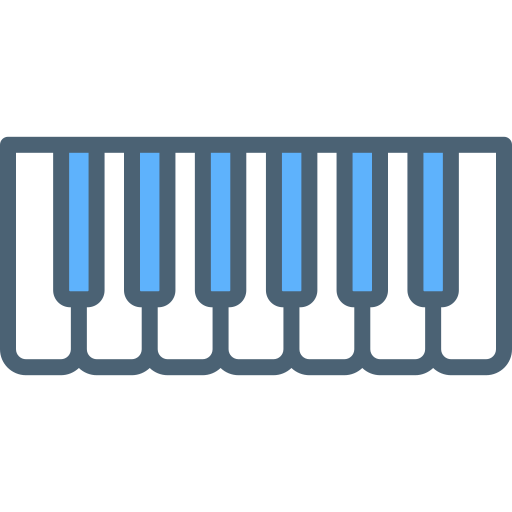 piano Generic Fill & Lineal Icône