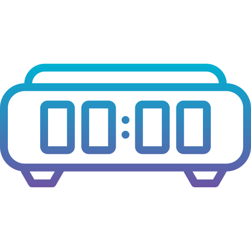 Alarm clock Generic Gradient icon