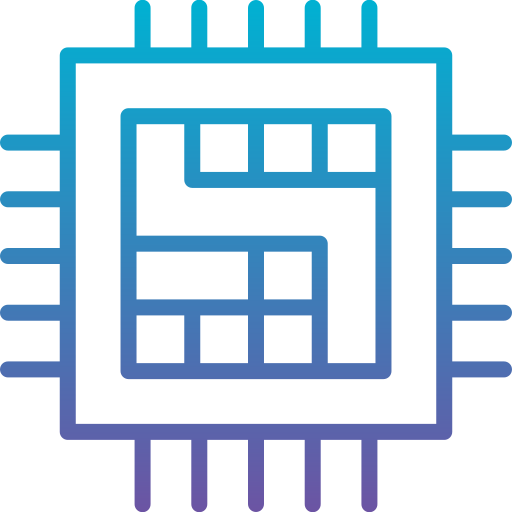 Processor Generic Gradient icon