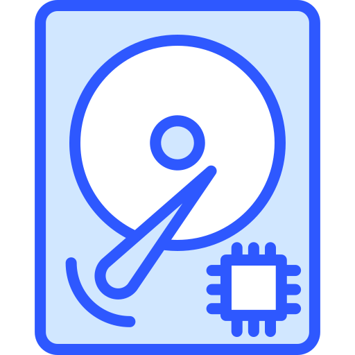 disque dur Generic Blue Icône