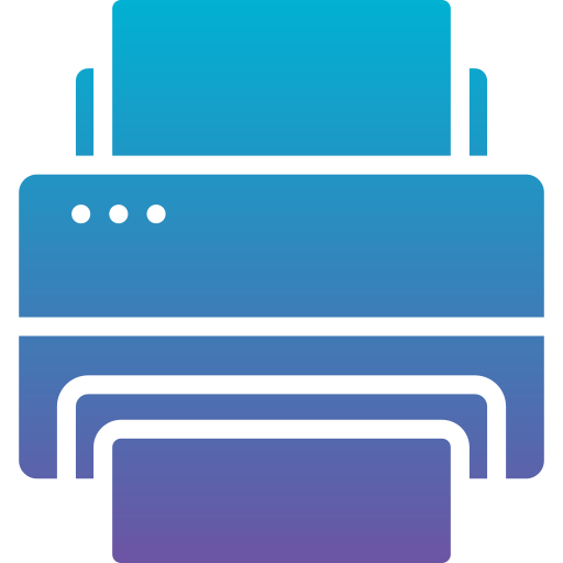 stampante Generic Flat Gradient icona