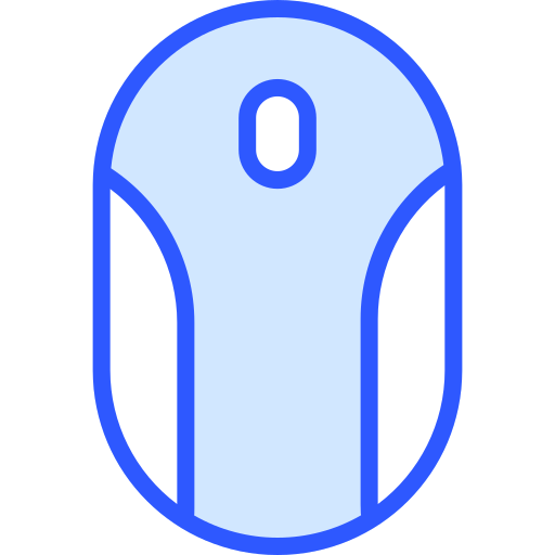 コンピューターのマウス Generic Blue icon