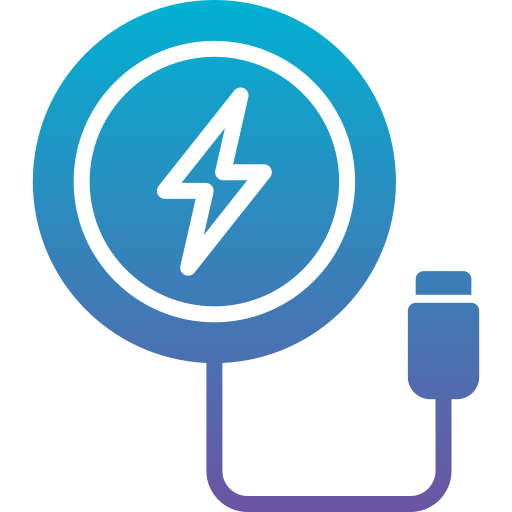 Wireless charger Generic Flat Gradient icon