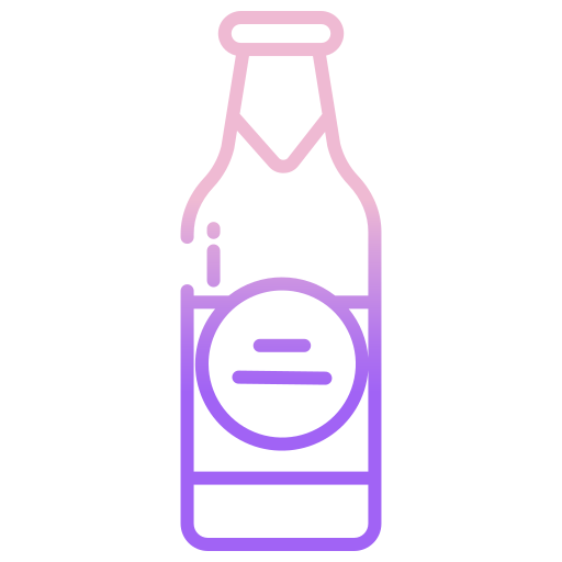 Beer bottle Icongeek26 Outline Gradient icon