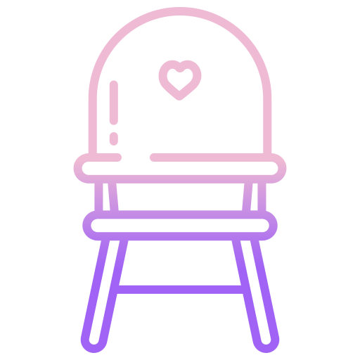 chaise de bébé Icongeek26 Outline Gradient Icône