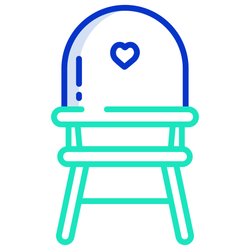 Baby chair Icongeek26 Outline Colour icon