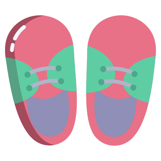 zapato de bebe Icongeek26 Flat icono